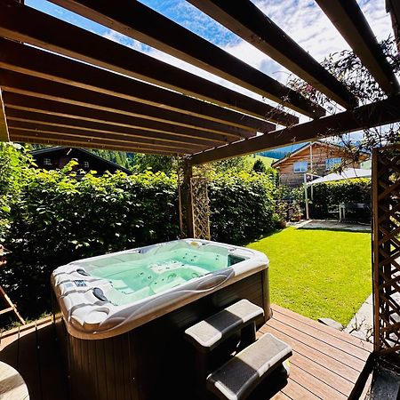 The Swiss Paradise 2 Apartment With Garden, Whirlpool, And Mountain Panorama Wirzweli Extérieur photo