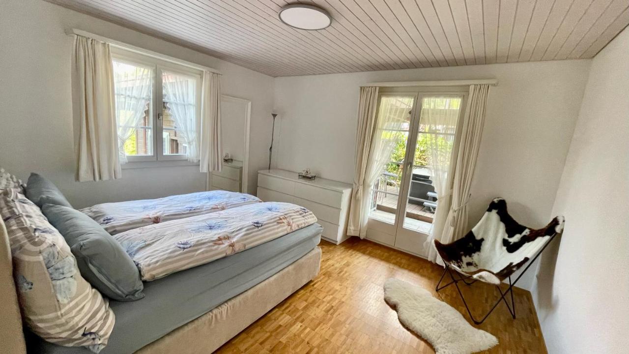 The Swiss Paradise 2 Apartment With Garden, Whirlpool, And Mountain Panorama Wirzweli Extérieur photo