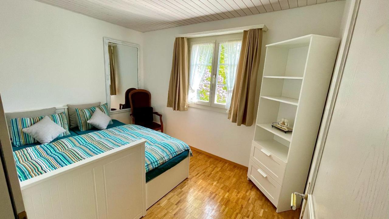 The Swiss Paradise 2 Apartment With Garden, Whirlpool, And Mountain Panorama Wirzweli Extérieur photo