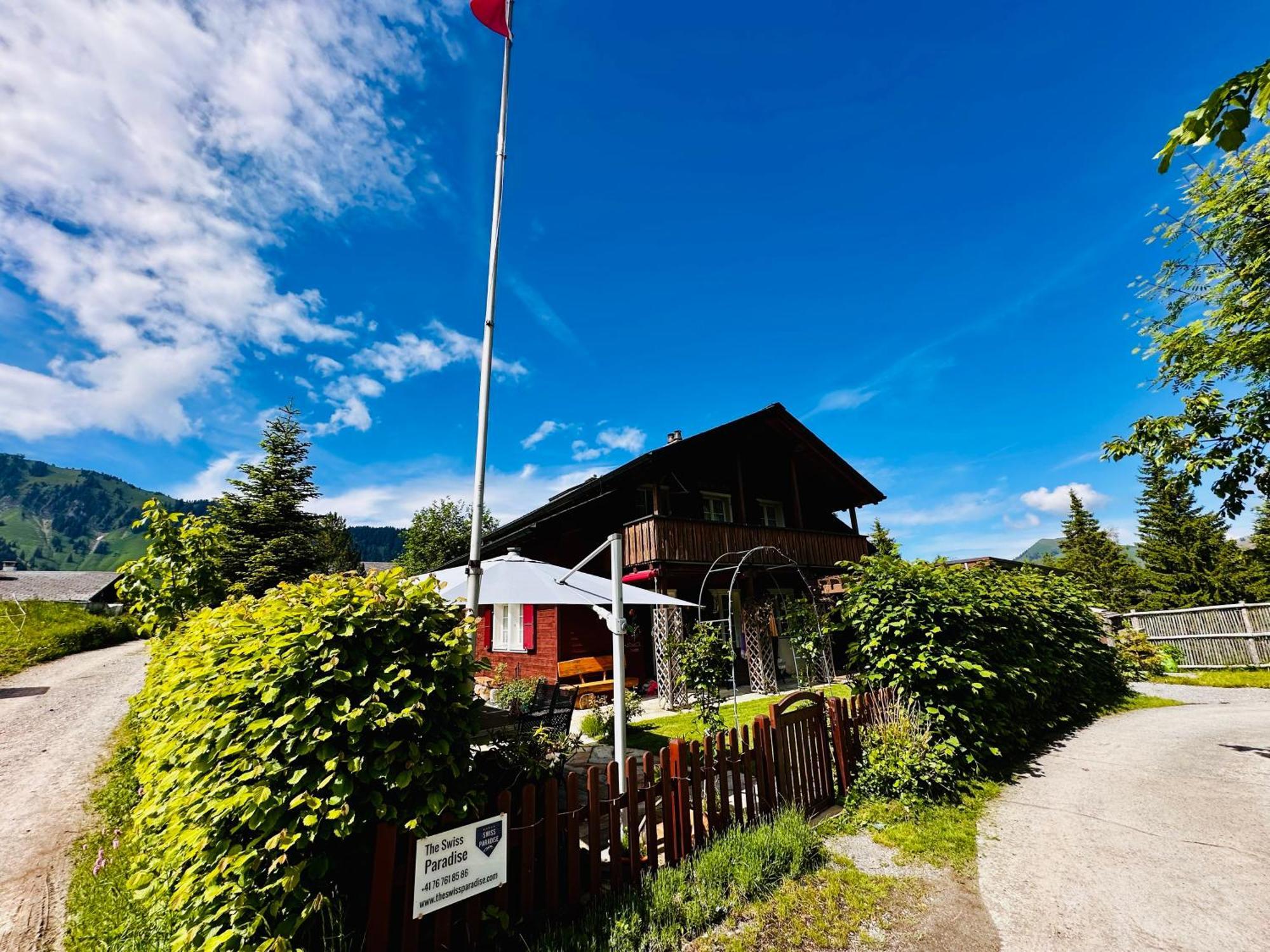 The Swiss Paradise 2 Apartment With Garden, Whirlpool, And Mountain Panorama Wirzweli Extérieur photo