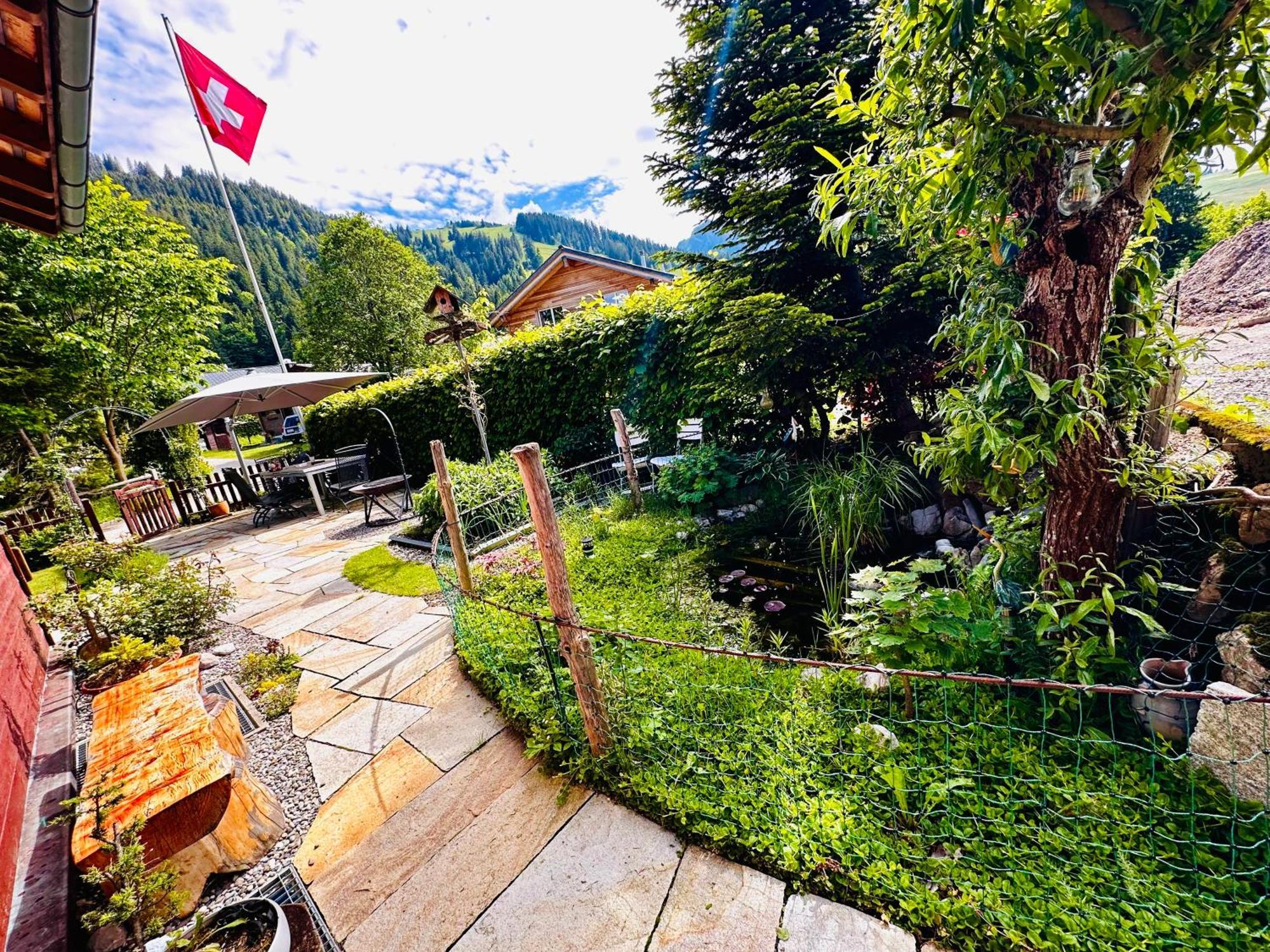 The Swiss Paradise 2 Apartment With Garden, Whirlpool, And Mountain Panorama Wirzweli Extérieur photo